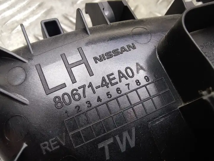 Nissan Qashqai (2013 - 2017) 806714EA0A Внутренняя ручка задней двери — фото 1