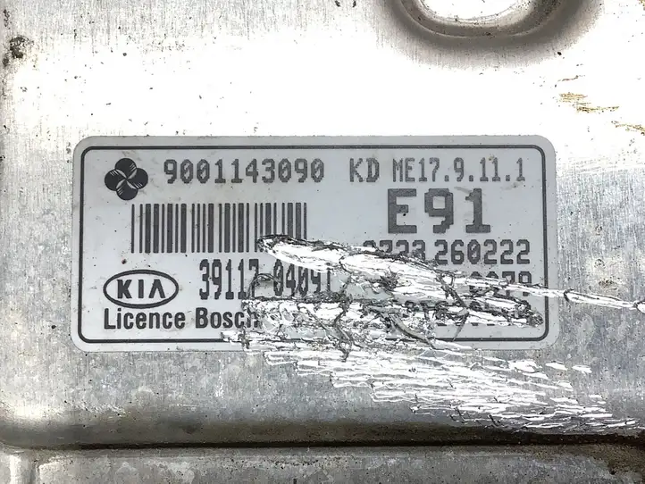 Kia Picanto (2015 - 2017) 1038408304 Блок управления двигателем (ЭБУ) — фото 4