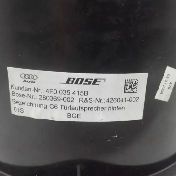 Audi A6 Allroad C6 (2006 - 2008) 4F0035415B Динамики задних дверей — фото 3