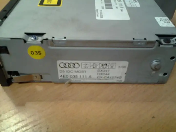 Audi A6 Allroad C6 (2006 - 2008) 4E0035111A CD/DVD чейнджер — фото 2
