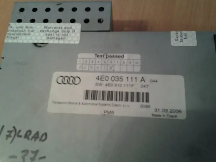 Audi A6 Allroad C6 (2006 - 2008) 4E0035111A CD/DVD чейнджер — фото 4
