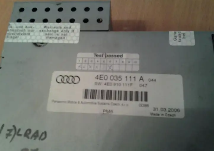 Audi A6 Allroad C6 (2006 - 2008) 4E0035111A CD/DVD чейнджер — фото 5