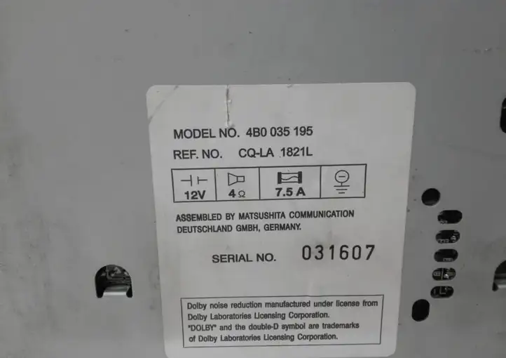 Audi A6 S6 C5 4B (2001 - 2004) 4B0035195 Магнитола / мультимедийная система — фото 16
