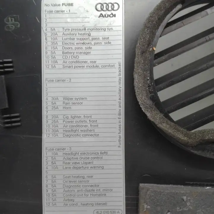 Audi Q7 4L (2005 - 2009) 4L0857085 Боковая отделка панели приборов — фото 3