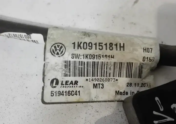 Volkswagen PASSAT B7 (2011 - 2014) 1K0915181H Минусовой провод аккумулятора — фото 4