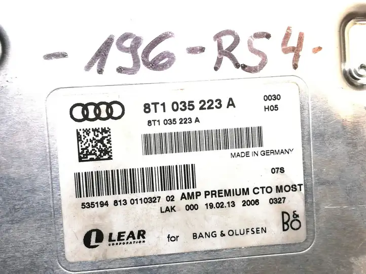 Audi RS4 (2012 - 2015) 8T1035223A Усилитель звука — фото 7