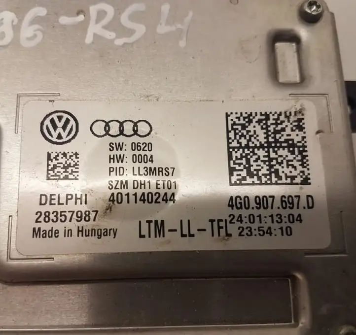 Audi RS4 (2012 - 2015) 4G0907697D Блок розжига ксенона — фото 5