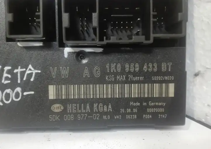 Volkswagen Jetta V (2005 - 2010) 1K0959433BT Модуль комфорта — фото 3