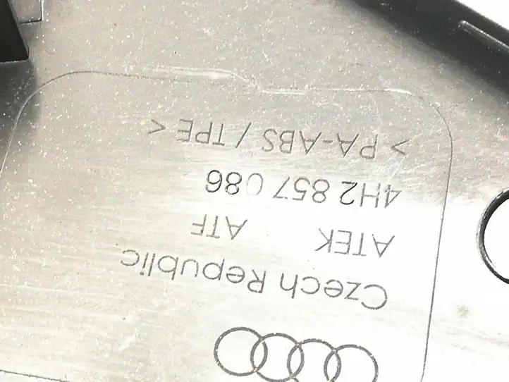 Audi A8 S8 D4 4H (2013 - 2017) 4H2857086 Боковая отделка панели приборов — фото 4