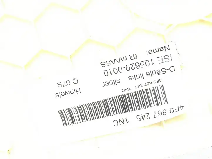 Audi A6 Allroad C6 (2006 - 2008) 4F9867245 Обшивка стойки D нижняя — фото 2