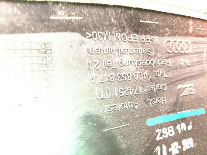 Audi Q7 4L (2005 - 2009) 4L0853817A Молдинг заднего крыла — фото 6