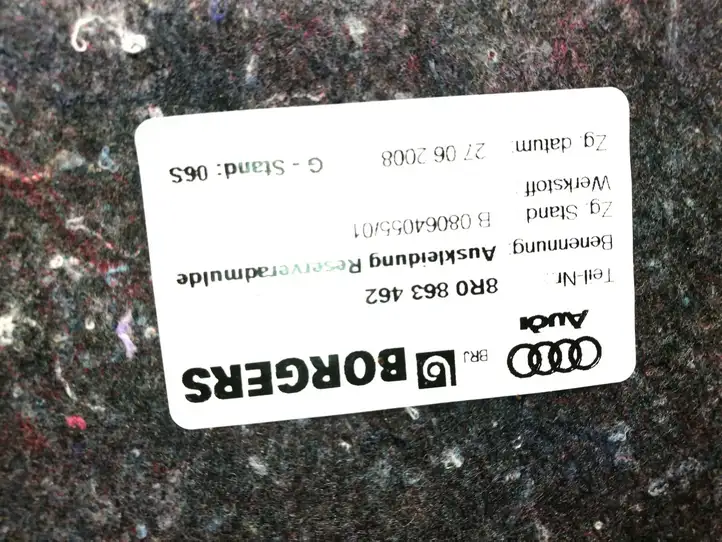 Audi Q5 SQ5 (2008 - 2012) 8R0863462 Коврик багажника — фото 3