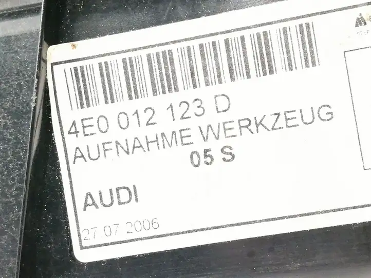 Audi A8 S8 D3 4E (2005 - 2007) 4E0012123D Ящик для инструментов — фото 2