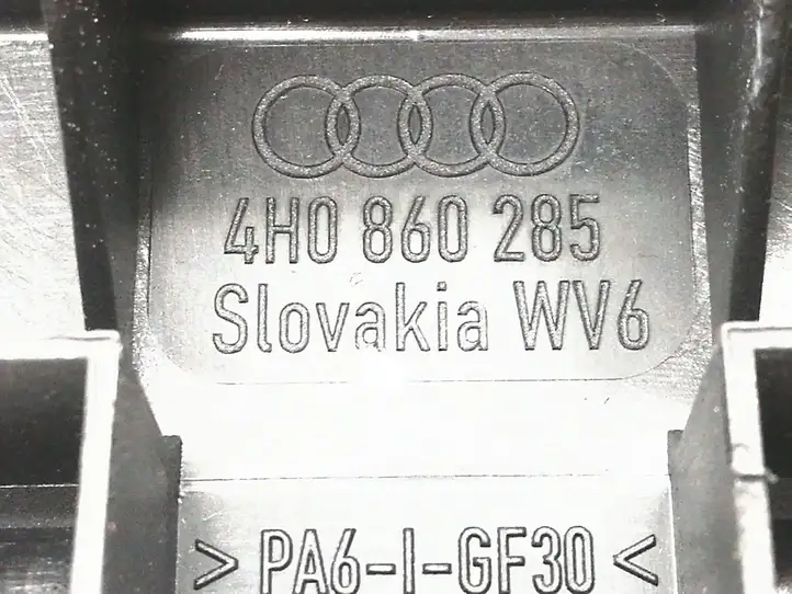 Audi A8 S8 D4 4H (2010 - 2014) 4H0860285 Держатель аварийного знака — фото 6
