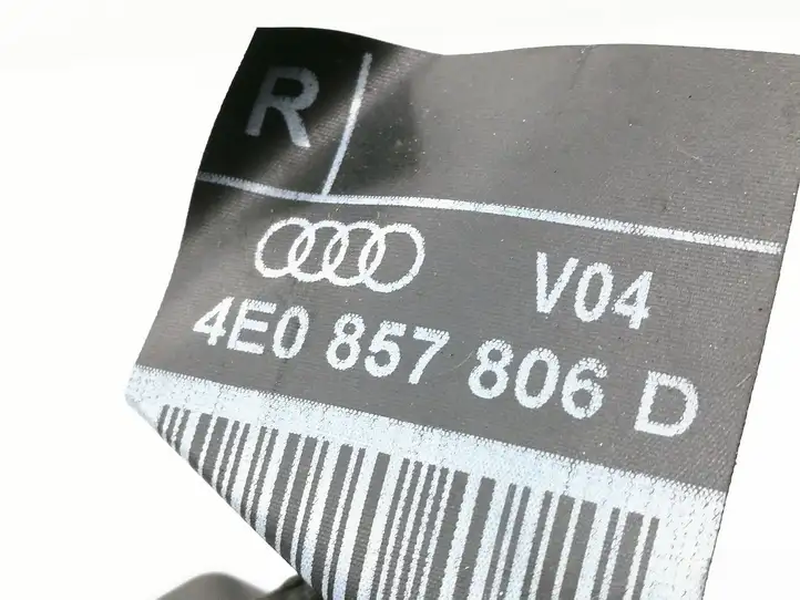 Audi A8 S8 D3 4E (2005 - 2007) 4E0857806D Задний ремень безопасности — фото 5