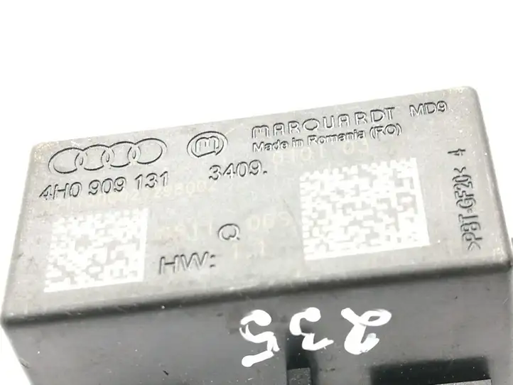 Audi A8 S8 D4 4H (2010 - 2014) 4H0909131 Считыватель ключа зажигания — фото 4