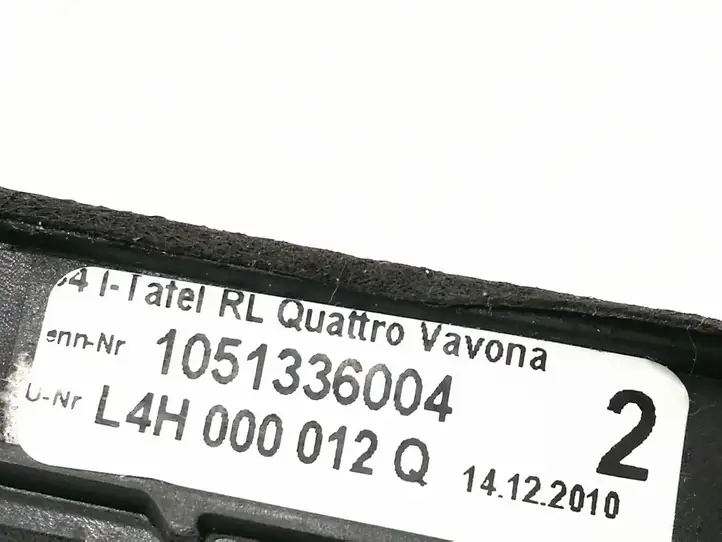 Audi A8 S8 D4 4H (2010 - 2014) L4H000012Q Декоративная планка — фото 4