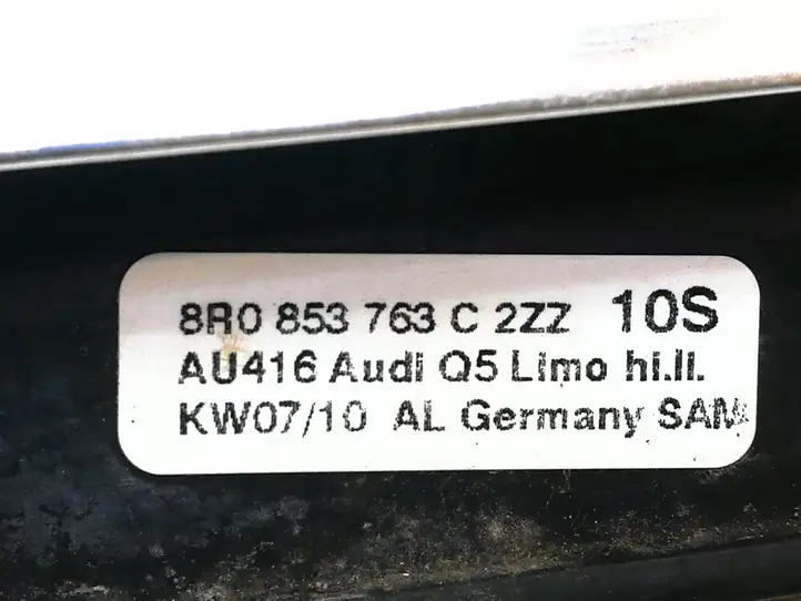 Audi Q5 SQ5 (2008 - 2012) 8R0853763C Накладка стекла задней двери — фото 3