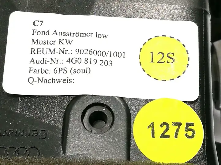 Audi A7 S7 4G (2010 - 2014) 4G0819203 Задний воздушный дефлектор — фото 10
