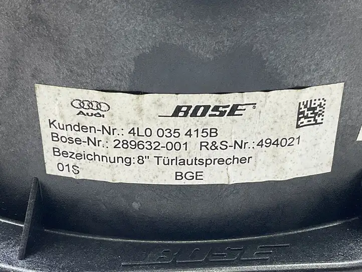 Audi TT TTS Mk2 (2006 - 2010) 4L0035415B Динамики передних дверей — фото 4