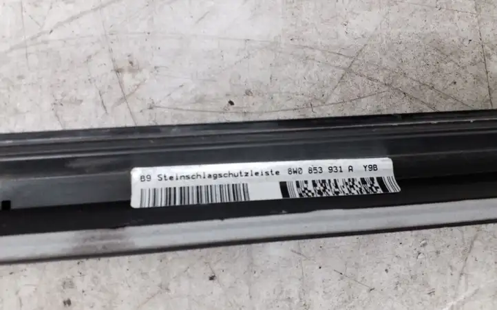 Audi A4 S4 B9 (2015 - 2019) 8W0853931A Наружная отделка переднего порога — фото 3