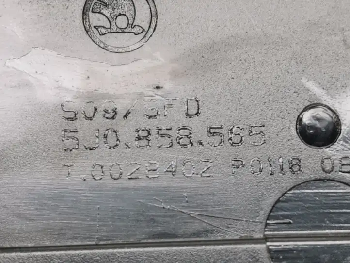Skoda Roomster (5J) (2010 - 2015) 5J0858565 Обшивка рулевой колонки — фото 7