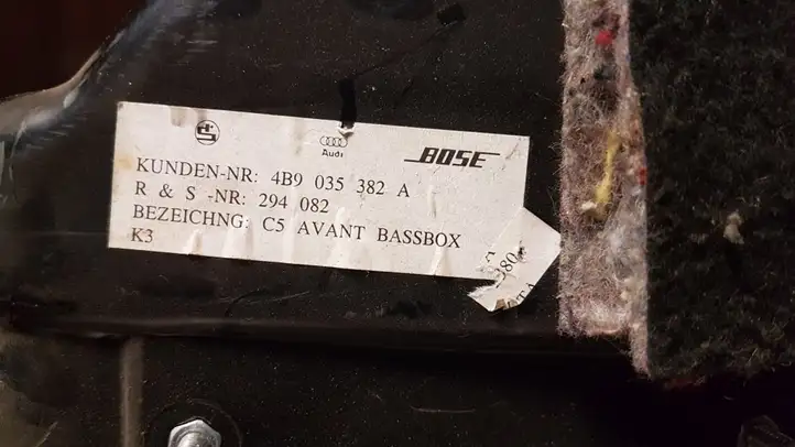 Audi A6 S6 C5 4B (1997 - 2001) 4B9035382A Усилитель звука — фото 3
