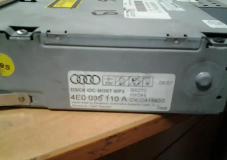 Audi A6 S6 C6 4F (2004 - 2008) 4E0035110A CD/DVD чейнджер — фото 3