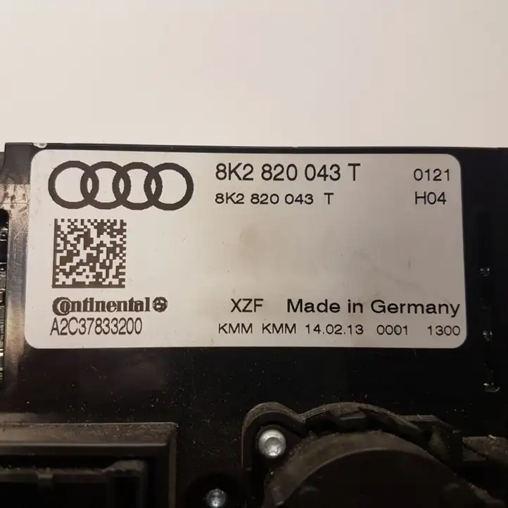 Audi RS4 (2012 - 2015) 8K2820043T Блок управления климат-контролем — фото 5