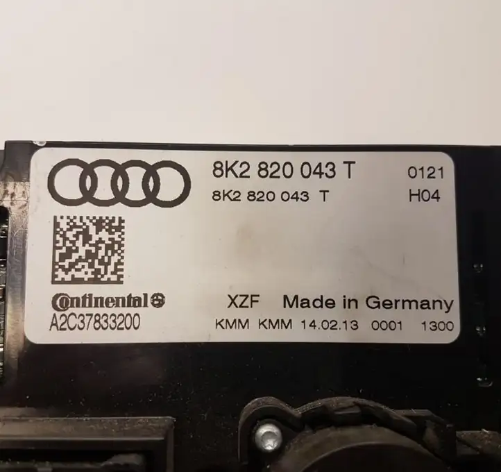 Audi RS4 (2012 - 2015) 8K2820043T Блок управления климат-контролем — фото 6