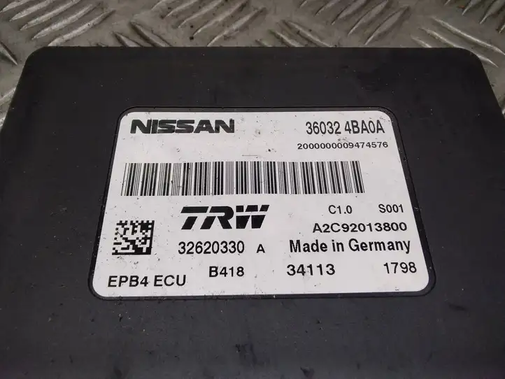 Nissan Qashqai (2013 - 2017) 360324BA0A Блок управления стояночным тормозом — фото 2