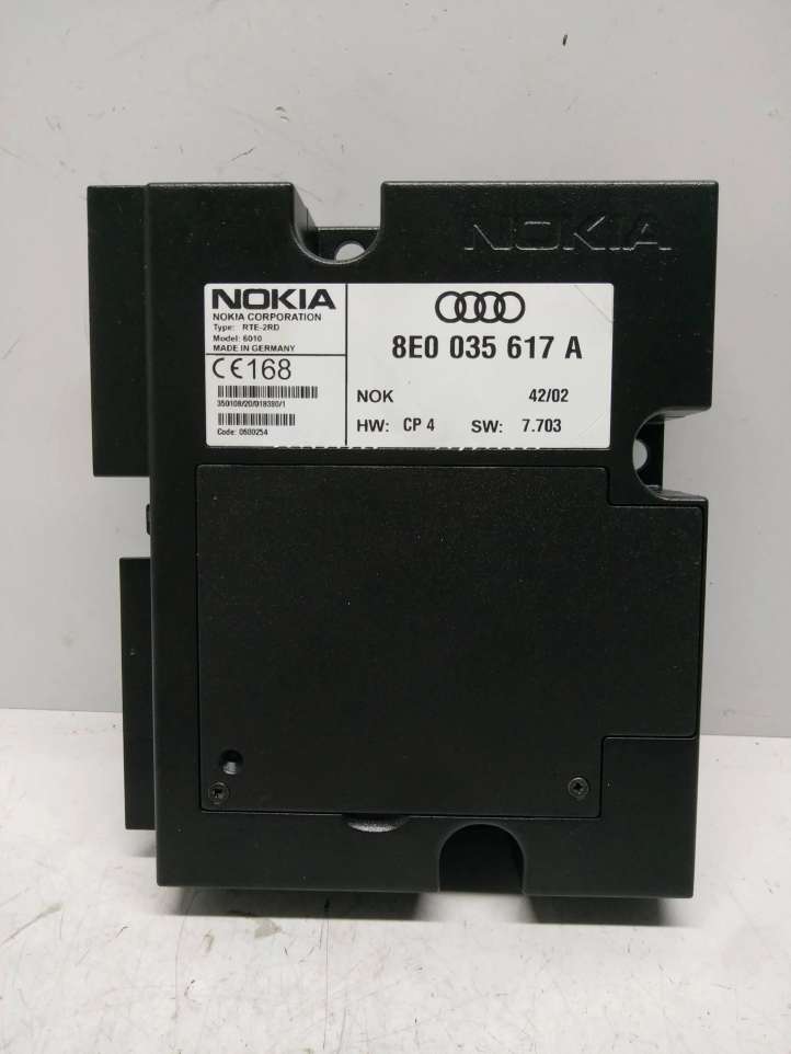 8E0035617A Audi A4 S4 B6 8E 8H Telefono valdymo blokas