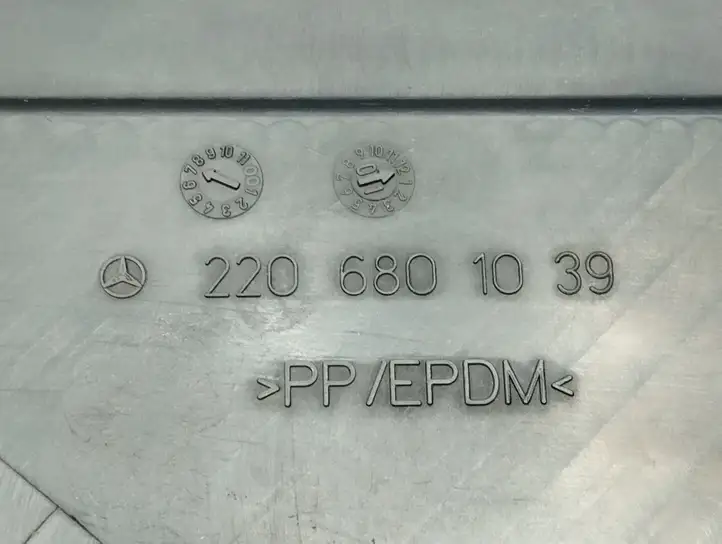 Mercedes-Benz S W220 (1998 - 2006) 2206801039 Нижняя отделка панели приборов — фото 3