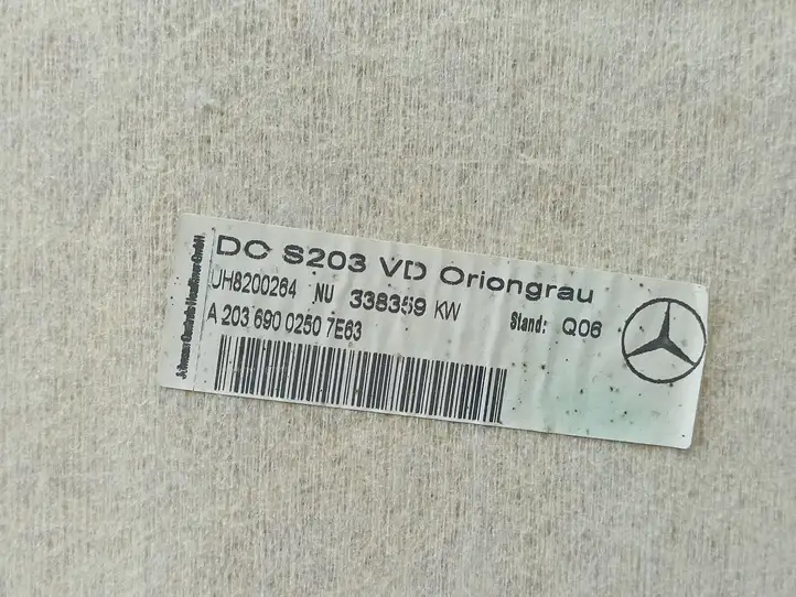 Mercedes-Benz C W203 (2000 - 2007) A2036900250 Потолочная обшивка — фото 2
