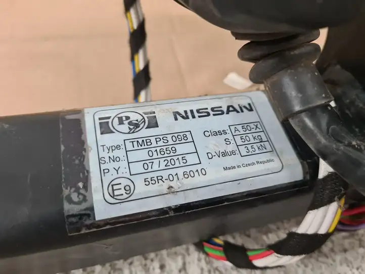 Nissan Note (E12) (2014 - 2018) 5D033 Комплект буксировочного крюка — фото 9
