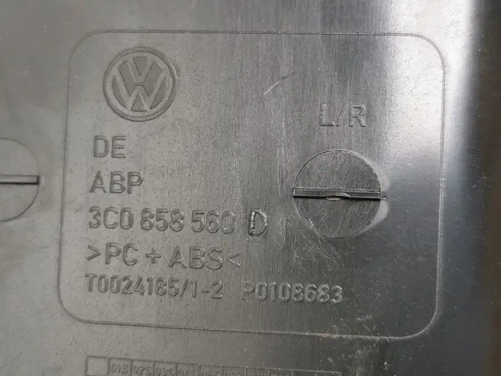 Volkswagen PASSAT B6 (2005 - 2010) 3C1857200G Обшивка рулевой колонки — фото 7