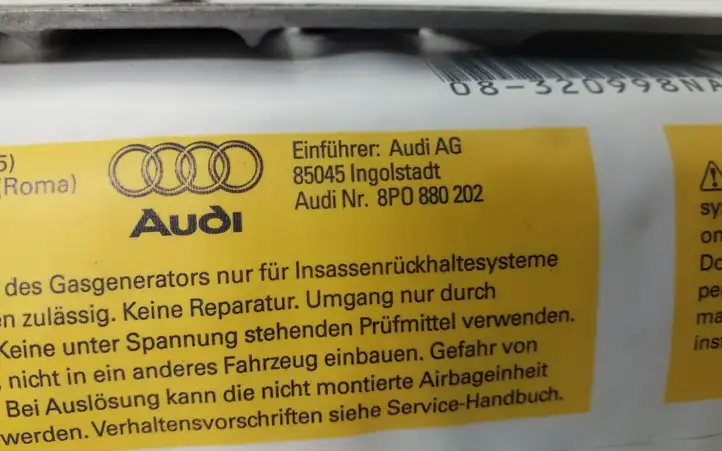Audi A3/S3 8P (2004 - 2008) 8P0880202 Подушка безопасности пассажира — фото 2