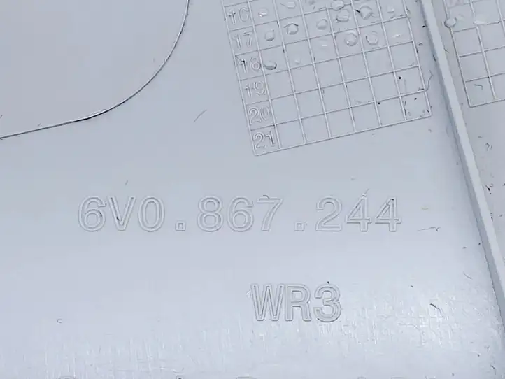 Skoda Fabia Mk3 (NJ) (2015 - 2021) 6V0867244 Верхняя обшивка стойки B — фото 4