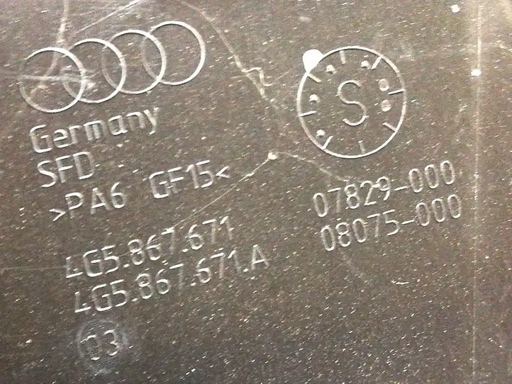 Audi A6 C7 (2011 - 2014) 4G5867671 Рамка дверного стекла задней двери — фото 4