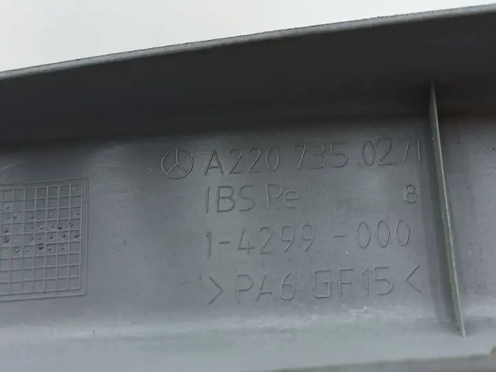 Mercedes-Benz S W220 (1998 - 2006) 2207350271 Прочая отделка задней двери — фото 2