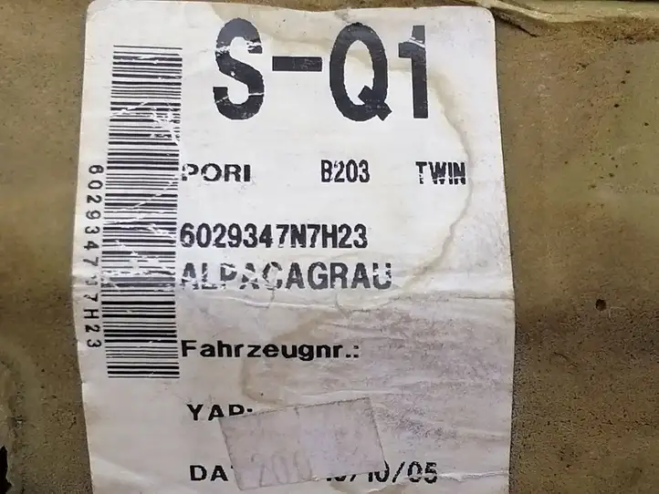 Mercedes-Benz C W203 (2000 - 2007) A2039200008 Заднее сиденье — фото 6