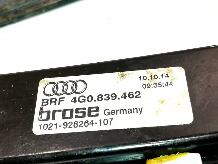 Audi A6 Allroad C7 (2014 - 2018) 4G0839462 Стеклоподъемник задней двери без мотора — фото 2