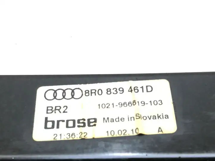 Audi Q5 SQ5 (2008 - 2012) 8R0839461D Стеклоподъемник задней двери без мотора — фото 4