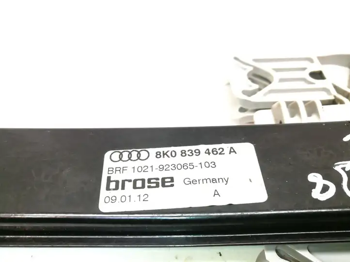 Audi A4 S4 B8 8K (2011 - 2015) 8K0839462A Стеклоподъемник задней двери без мотора — фото 4