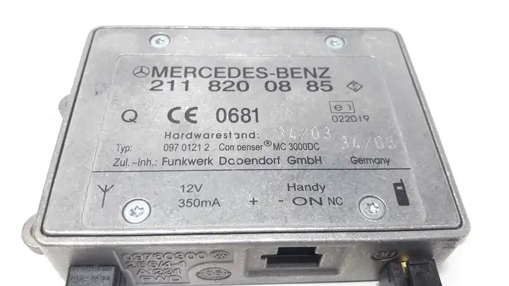 Mercedes-Benz E W211 (2002 - 2009) 2118200885 Усилитель антенны — фото 4