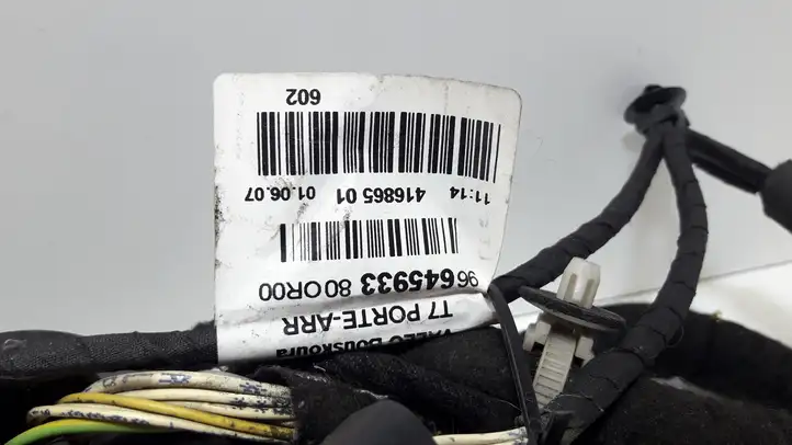 Peugeot 308 (2007 - 2013)  9664593380 Проводка задних дверей