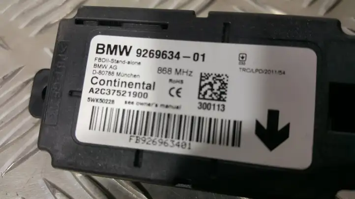 BMW 3 F30 F35 F31 (2012 - 2018) 9269634 Блок управления сигнализацией — фото 4