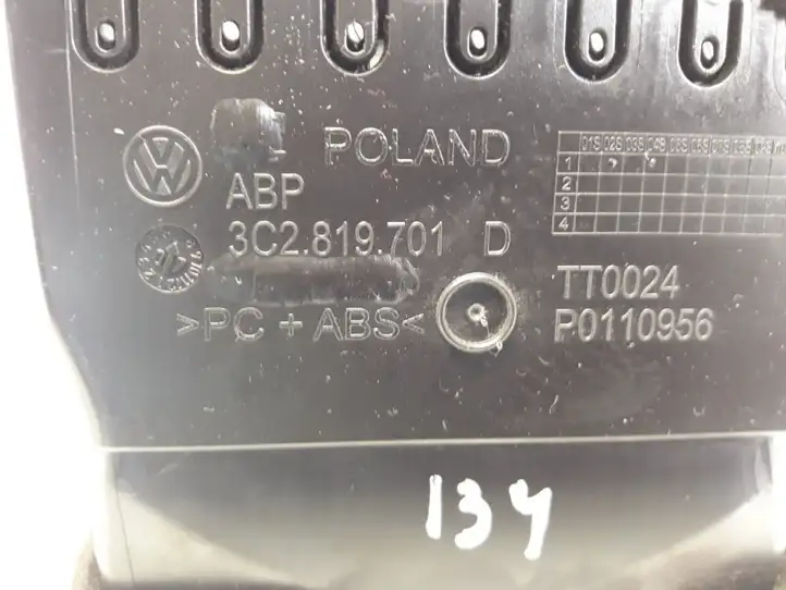 Volkswagen PASSAT B6 (2005 - 2010) 3C2819701D Воздушная решетка панели — фото 5