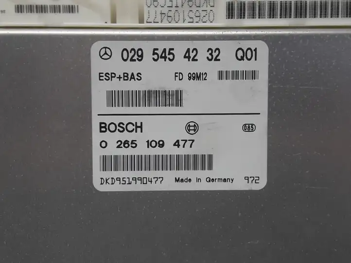 Mercedes-Benz A W168 (1997 - 2004) 0265109477 Прочие блоки управления — фото 3