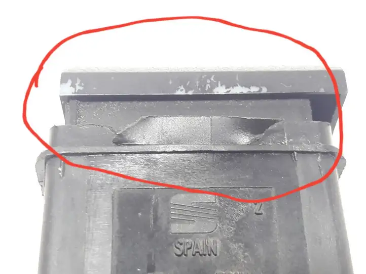 Seat Ibiza II (6k) (1999 - 2002) 6K0959621 Кнопка обогрева стекла — фото 8